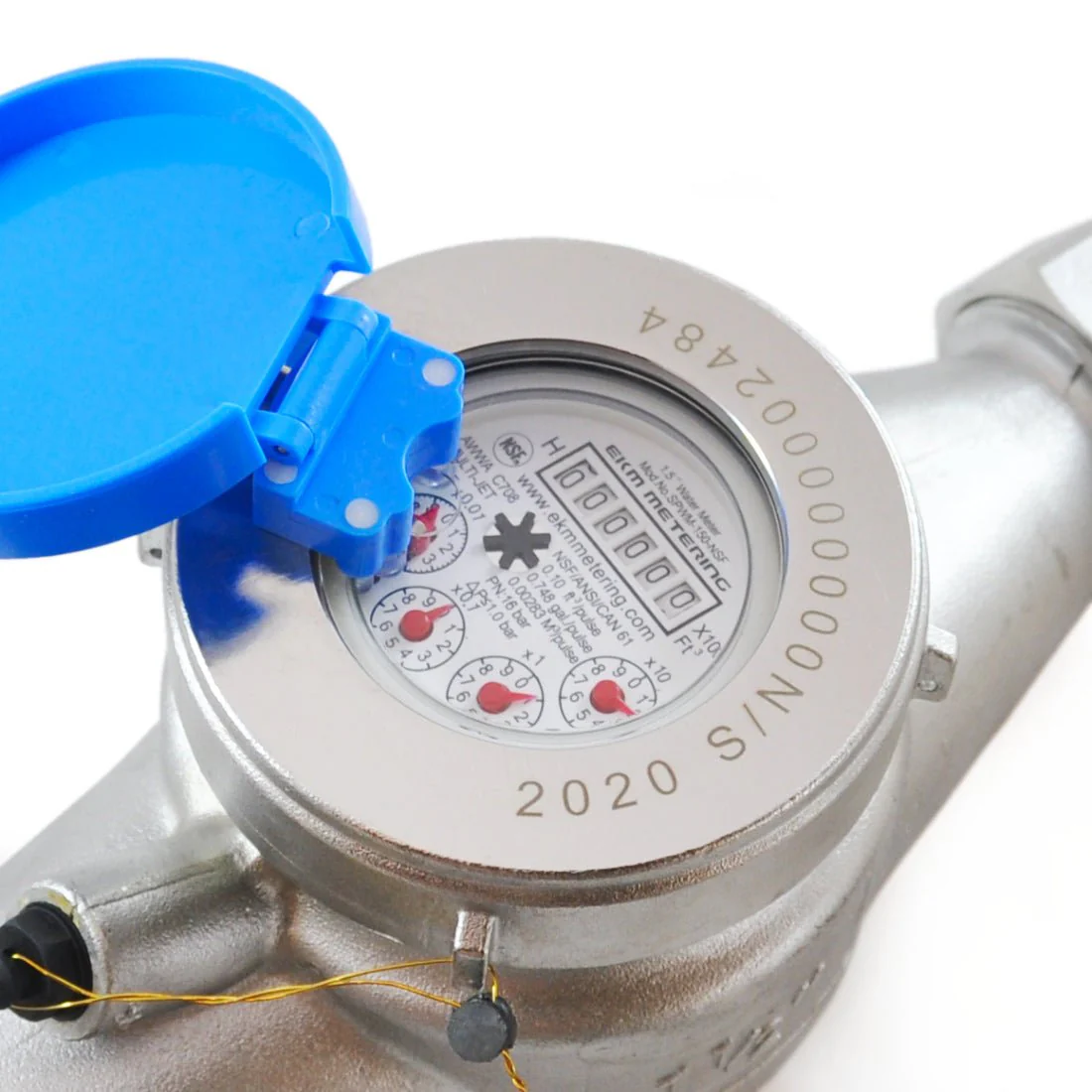 1.5 Inch Water Meter - Stainless Steel, NSF 61, Pulse Output - Image 2