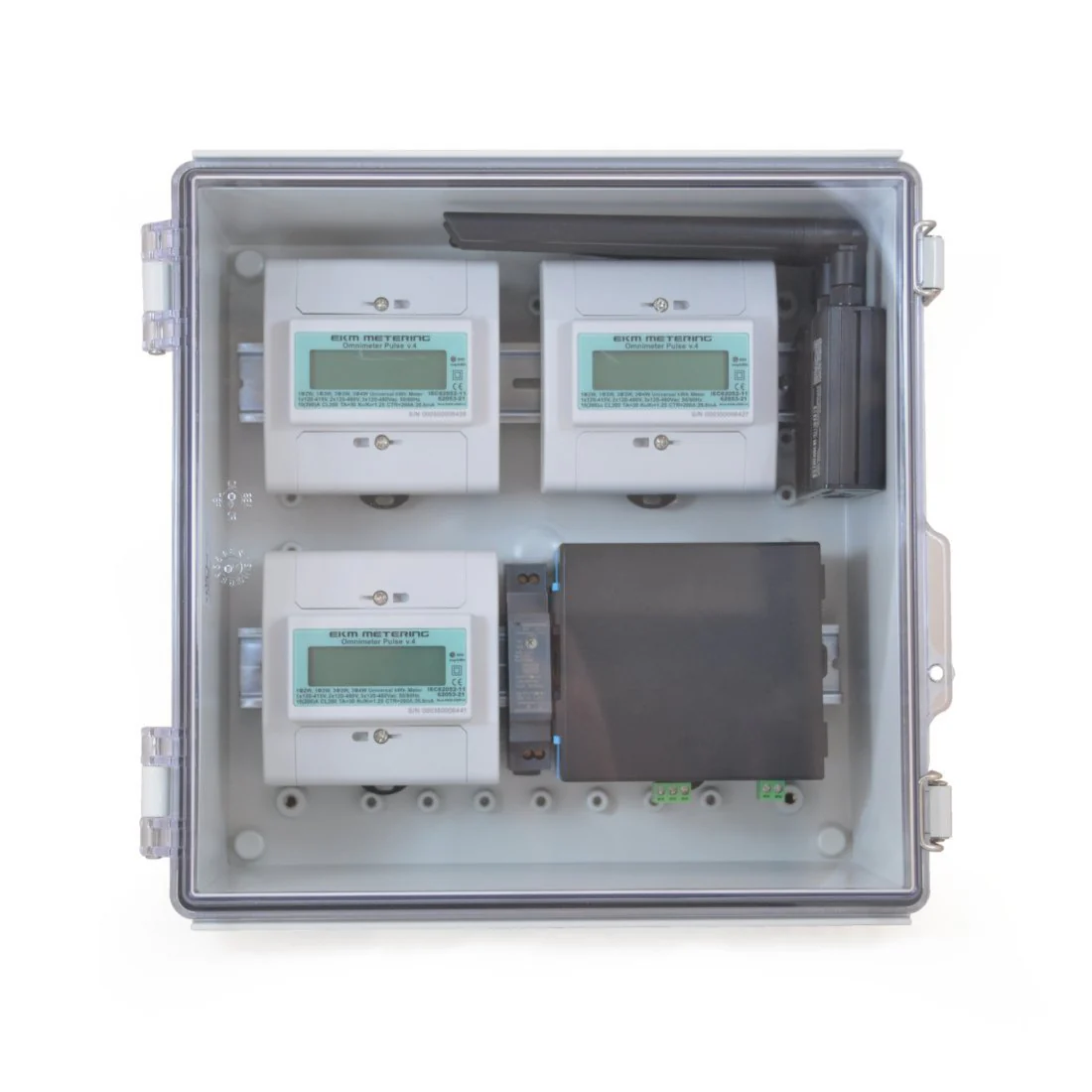 XL Watertight Enclosure with Hinged and Latching Lid - UL Listed - 11.8” x 11.8” x 5.9" - Image 2